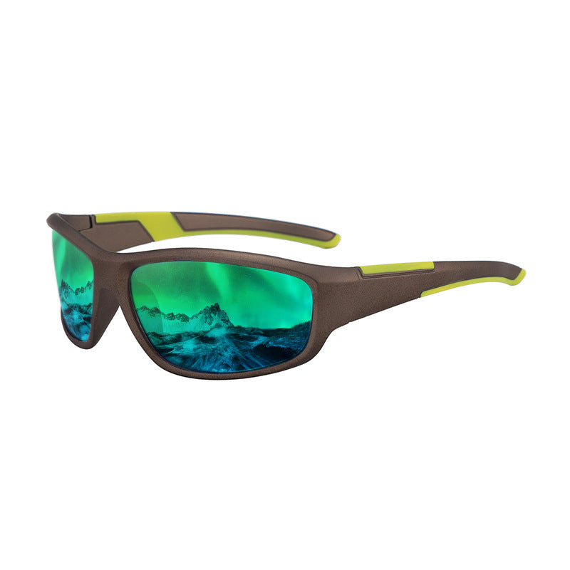 Wholesale New men's sports glasses riding polarized sunglasses driving sunglasses European and American driving glasses